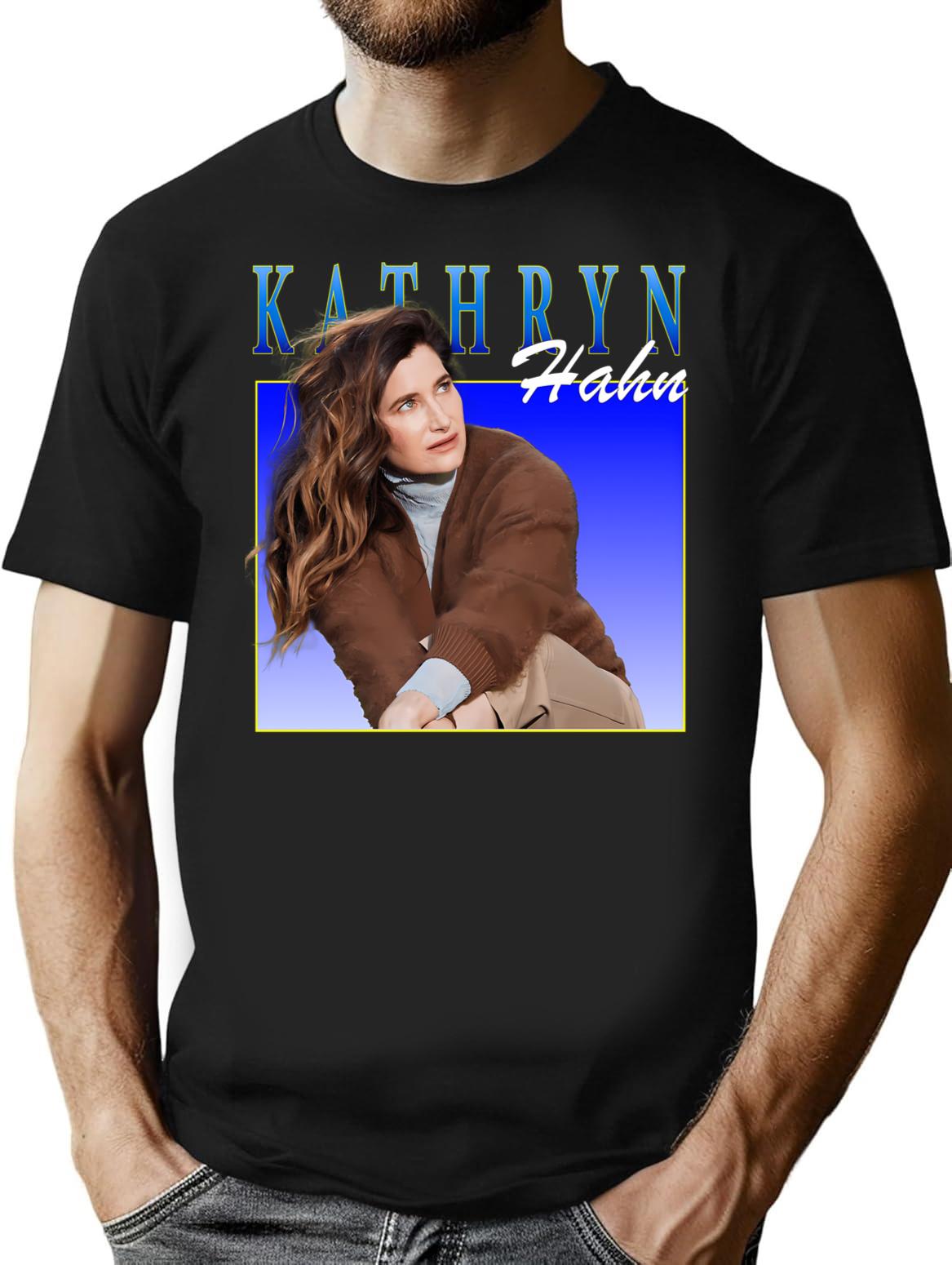 Kathryn Hahn T-Shirt for Men & Women, T-Shirts Graphic Tee - Black