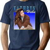 Kathryn Hahn T-Shirt for Men & Women, T-Shirts Graphic Tee - Navy