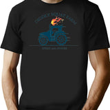 Kekevo Tractor Diddly Squat Farm Speed and Power Premium Heavyweight Cotton T-Shirt - Black
