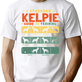 Kelpie Funny Guide To Traning T-Shirt for Men & Women, T-Shirts Graphic Tee - White