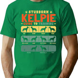 Kelpie Funny Guide To Traning T-Shirt for Men & Women, T-Shirts Graphic Tee - Green