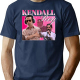 Kendall Homage T-Shirt for Men & Women, T-Shirts Graphic Tee - Navy