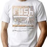 Kick Skeleaton T-Shirt for Men & Women, T-Shirts Graphic Tee - White