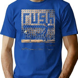 Kick Skeleaton T-Shirt for Men & Women, T-Shirts Graphic Tee - Blue