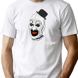 Killer Clown T-Shirt for Men & Women, T-Shirts Graphic Tee - White
