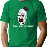Killer Clown T-Shirt for Men & Women, T-Shirts Graphic Tee - Green