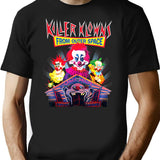 Killer Klowns From Outer Space Crazy House T-Shirt for Men & Women, T-Shirts Graphic Tee - Black