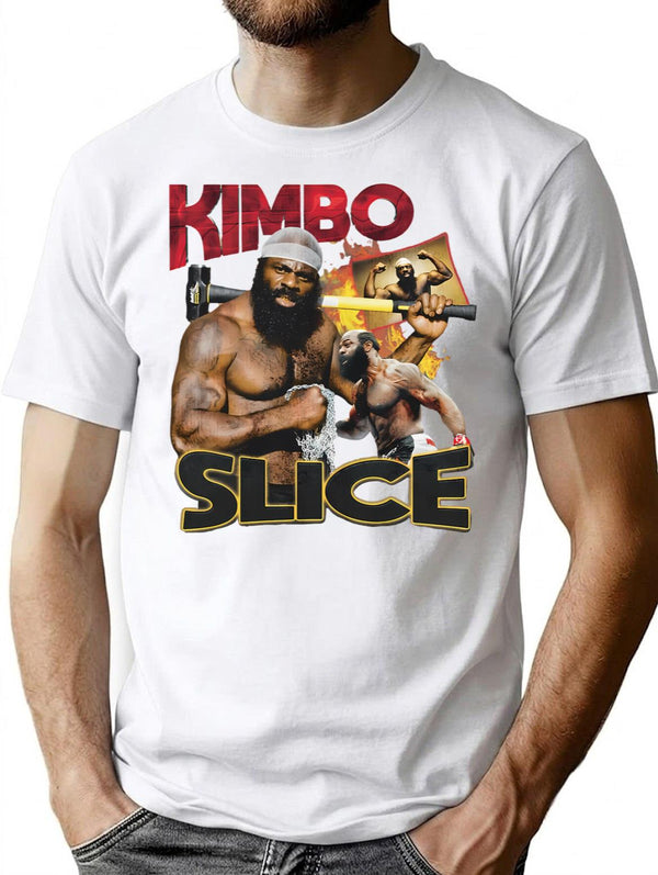 Kimbo Slice - Vintage Style Rap T-Shirt for Men & Women, T-Shirts Graphic Tee - White