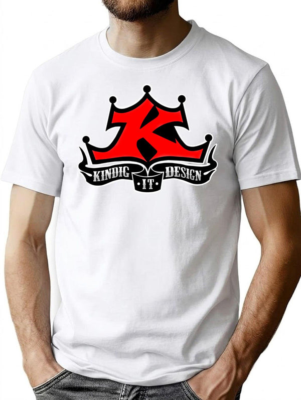 Kindig T-Shirt for Men & Women, T-Shirts Graphic Tee - White