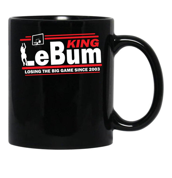 King LeBum Losing The Big Game Since 2003 Black Coffee Mug, Gift Coffee Mug - Black
