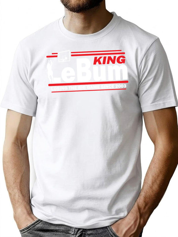 King LeBum Losing The Big Game Since 2003 Premium Heavyweight Cotton T-Shirt - White