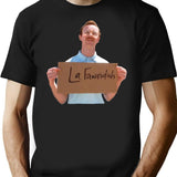 Kip from Napoleon Dynamite Premium Heavyweight Cotton T-Shirt - Black