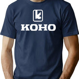 Koho Hockey Retro Logo 4 T-Shirt for Men & Women, T-Shirts Graphic Tee - Navy