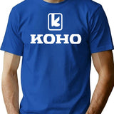 Koho Hockey Retro Logo 4 T-Shirt for Men & Women, T-Shirts Graphic Tee - Blue