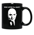 Kojak (1) Black Coffee Mug, Gift Coffee Mug - Black