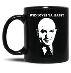 Kojak (1) Black Coffee Mug, Gift Coffee Mug
