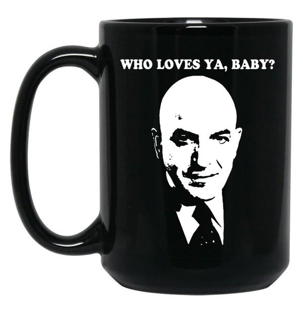 Kojak (1) Black Coffee Mug, Gift Coffee Mug - Black