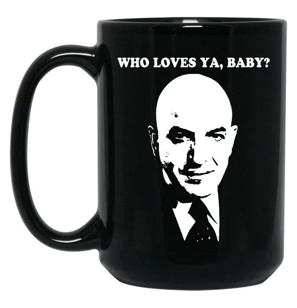 Kojak Black Coffee Mug, Gift Coffee Mug - Black