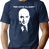 Kojak Premium Heavyweight Cotton T-Shirt - Navy