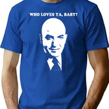 Kojak Premium Heavyweight Cotton T-Shirt - Blue