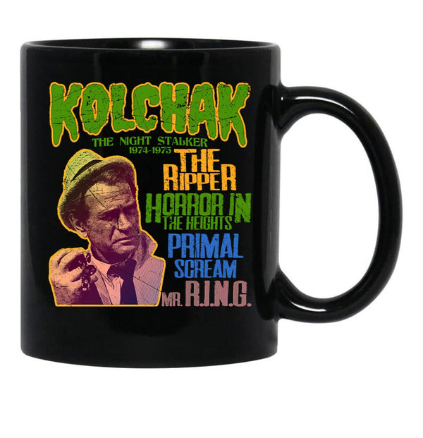 Kolchak The Night Stalker Black Coffee Mug, Gift Coffee Mug - Black