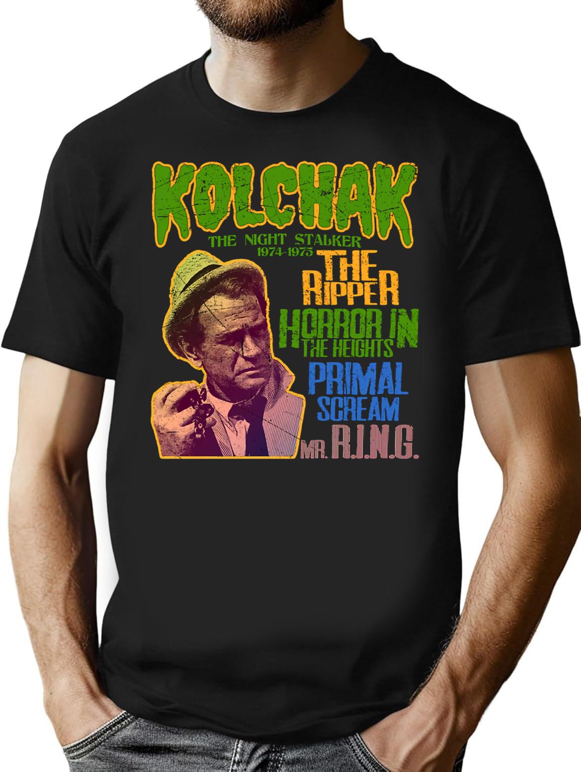 Kolchak The Night Stalker Premium Heavyweight Cotton T-Shirt - Black