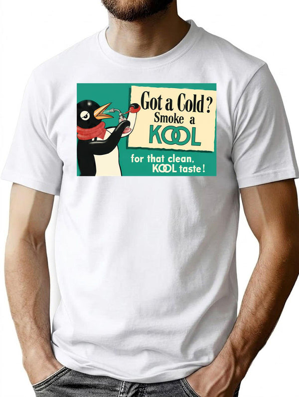 Kool Cigarettes T-Shirt for Men & Women, T-Shirts Graphic Tee - White