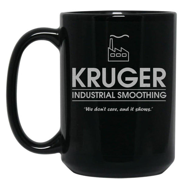 Kruger Industrial Smoothing Black Coffee Mug, Gift Coffee Mug - Black