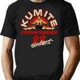 Kumite Championship 88 Bloodsport Vintage T-Shirt for Men & Women, T-Shirts Graphic Tee - Black