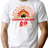 Kumite Championship 88 Bloodsport Vintage T-Shirt for Men & Women, T-Shirts Graphic Tee - White