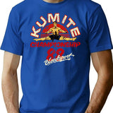Kumite Championship 88 Bloodsport Vintage T-Shirt for Men & Women, T-Shirts Graphic Tee - Blue