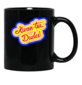 Kwan-Tsu Dudes Surf Ninjas Movie Quote Choose Your Own Background Black Coffee Mug, Gift Coffee Mug - Black