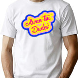 Kwan-Tsu Dudes Surf Ninjas Movie Quote Choose Your Own Background Premium Heavyweight Cotton T-Shirt - White
