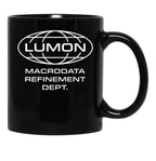 LUMON Macrodata Refinement Department Black Coffee Mug, Gift Coffee Mug - Black