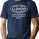 LUMON Macrodata Refinement Department Premium Heavyweight Cotton T-Shirt - Navy