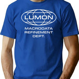 LUMON Macrodata Refinement Department Premium Heavyweight Cotton T-Shirt - Blue