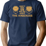 Labyrinth Knockers T-Shirt for Men & Women, T-Shirts Graphic Tee - Navy