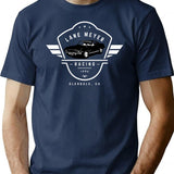 Lane Meyer Racing 1985 T-Shirt for Men & Women, T-Shirts Graphic Tee - Navy