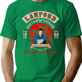 Lanford Custom Cycles Dan Conner T-Shirt for Men & Women, T-Shirts Graphic Tee - Green