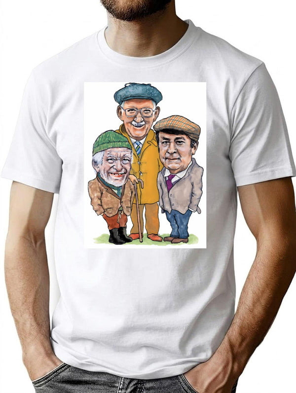 Last Of The Summer Wine Compo Clegg Foggy T-Shirt for Men & Women, T-Shirts Graphic Tee - White