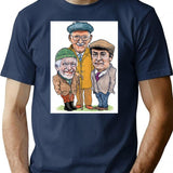 Last Of The Summer Wine Compo Clegg Foggy T-Shirt for Men & Women, T-Shirts Graphic Tee - Navy