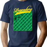 Lawn Mowing Grass Stripes Funny Mow The Grass T-Shirt for Men & Women, T-Shirts Graphic Tee - Navy