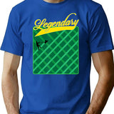 Lawn Mowing Grass Stripes Funny Mow The Grass T-Shirt for Men & Women, T-Shirts Graphic Tee - Blue