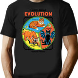 Learn About Evolution T-Shirt for Men & Women, T-Shirts Graphic Tee - Black