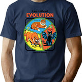 Learn About Evolution T-Shirt for Men & Women, T-Shirts Graphic Tee - Navy