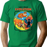 Learn About Evolution T-Shirt for Men & Women, T-Shirts Graphic Tee - Green
