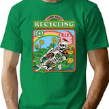 Learn About Recycling T-Shirt for Men & Women, T-Shirts Graphic Tee - Green