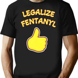 Legalize Fentanyl Premium Heavyweight Cotton T-Shirt - Black