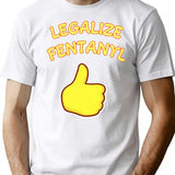 Legalize Fentanyl Premium Heavyweight Cotton T-Shirt - White