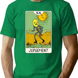 Lemongrab - Tarot Card - Judgement T-Shirt for Men & Women, T-Shirts Graphic Tee - Green